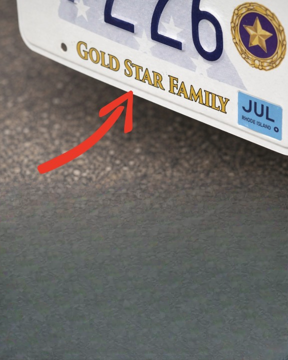 The Meaning Behind License Plates with a Gold Star