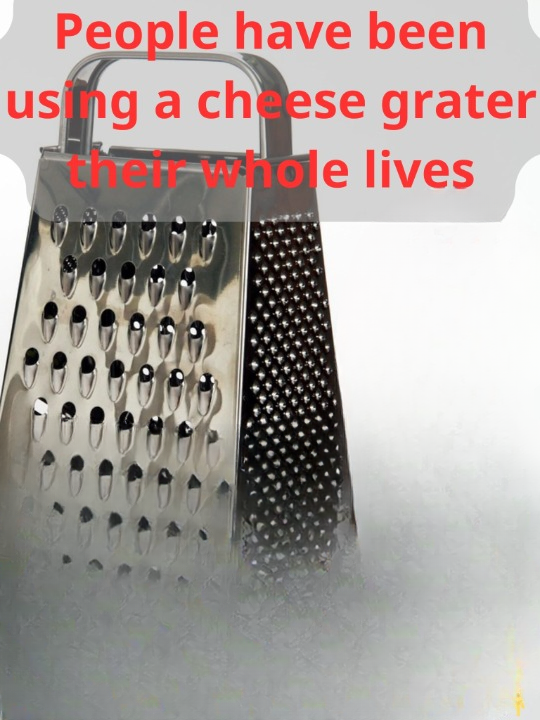 Purpose of the Fourth Side of Your Cheese Grater