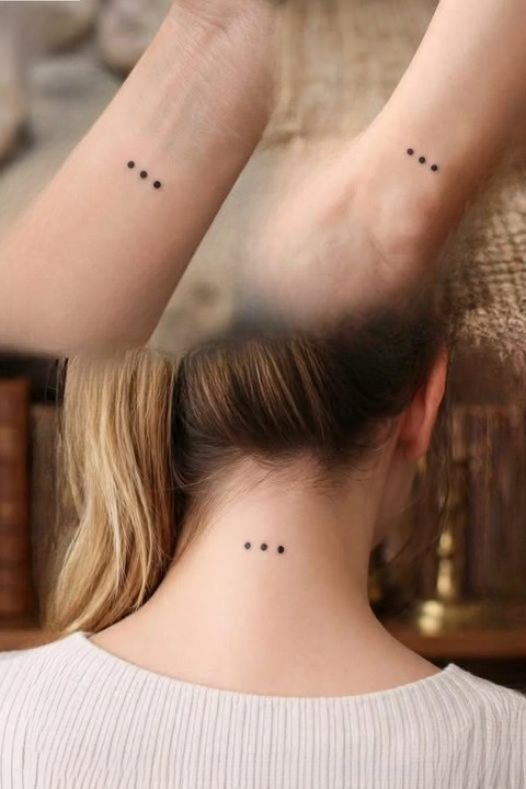 The Hidden Meaning Behind the Three-Dot Tattoo: More Than Meets the Eye