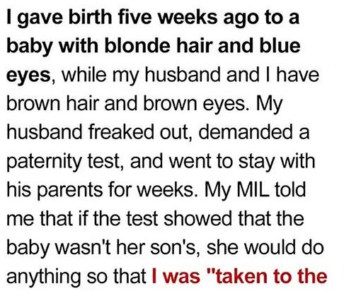 My Husband Demanded a Paternity Test After Our Baby Arrived — The Results Left Him Speechless