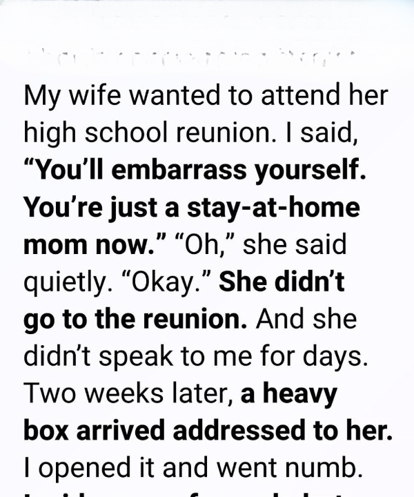 When Anna Mentioned Her High School Reunion