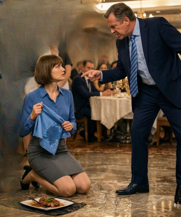 “Pick That Up From the Floor Right Now!” — The Restaurant Went Silent When the Waitress Took Off Her Apron and Said: “You’re Fired”