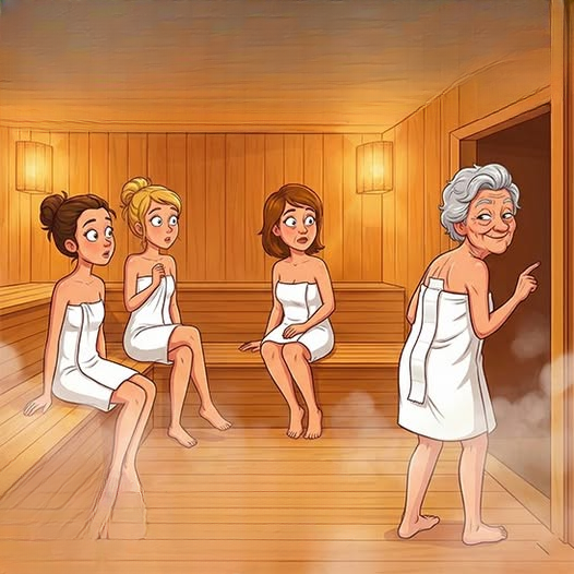 Four Women, One Sauna, and the Unexpected Wisdom of a Sharp-Witted Senior