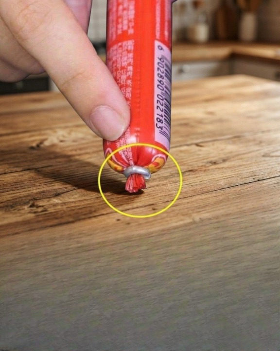 Why Sausage Sticks Have a Small Metal Ring — and What Purpose It Serves