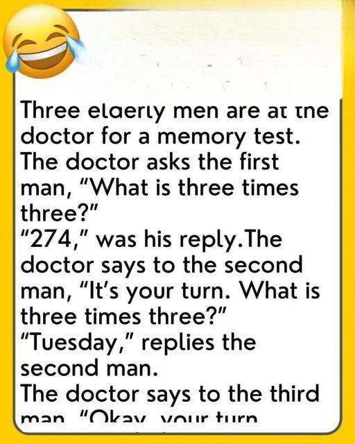 A Simple Memory Test at the Doctor’s Office Turned Into an Unforgettable Day of Laughter, Friendship, and a Powerful Reminder That Growing Older Is About Connection as Much as Change