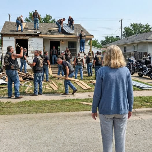 200 Bikers Rebuilt a Widow’s Home in 72 Hours — The Hidden Legacy That Brought Them All Together