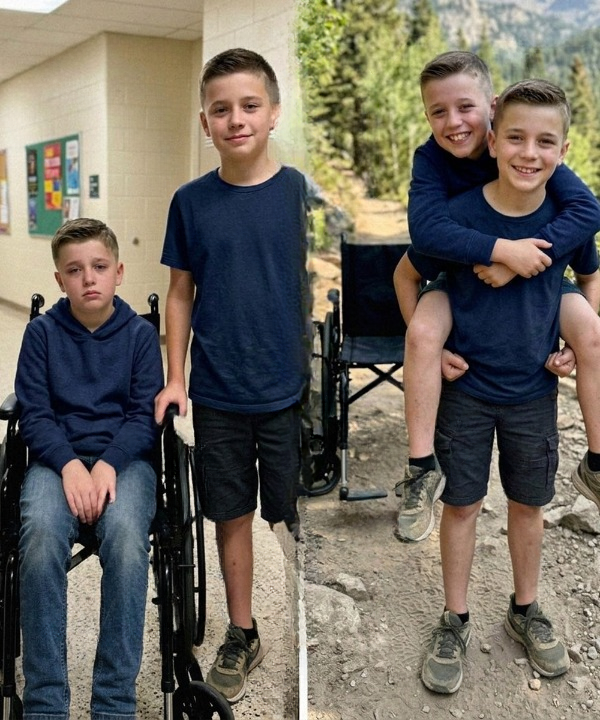 My 12-Year-Old Son Carried His Wheelchair-Bound Friend Through the Woods — The Next Morning, a Call From School Changed Everything