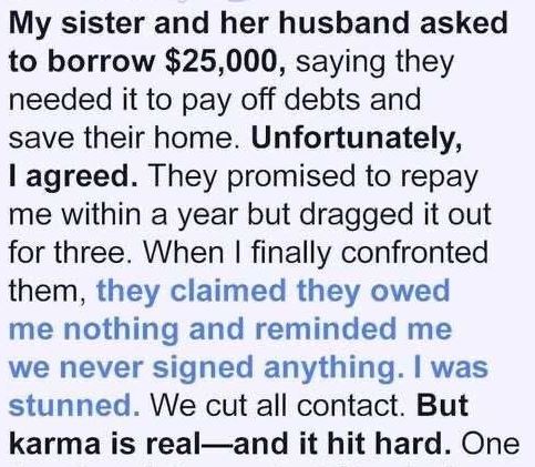 My Sister Took $25,000 and Broke My Trust — What I Learned About Family and Boundaries