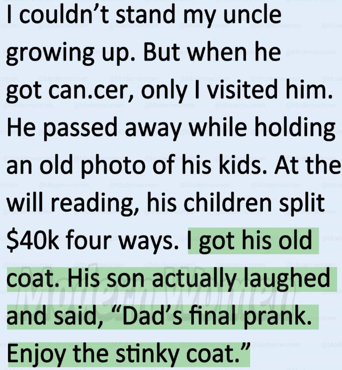 The $600,000 Inheritance Hidden in an Old Coat – A Family Story with an Unexpected Twist