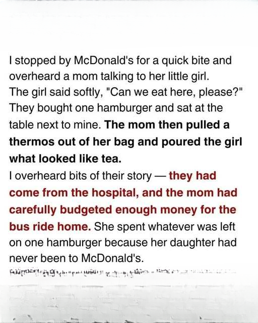 The Quiet $5 Gesture at McDonald’s That Turned a Stranger’s Hard Day Into Something Unforgettable