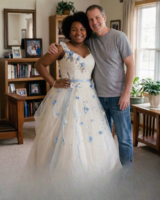 My Dad Turned My Late Mom’s Wedding Dress Into My Prom Gown—And What Happened That Night Changed Everything