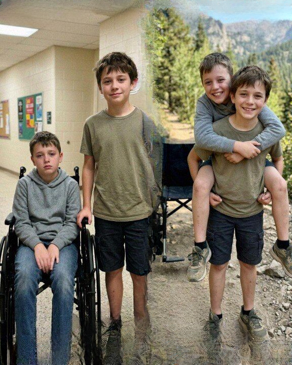 My 12-Year-Old Son Carried His Wheelchair-Bound Friend on a Camping Trip — What Happened the Next Day Left Us All Speechless