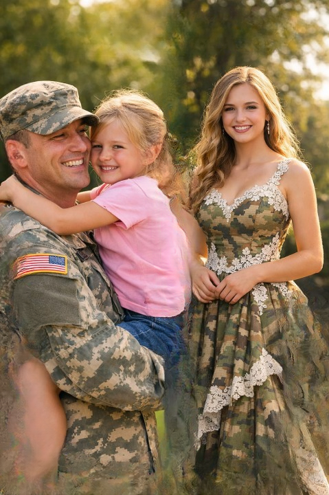 I Made My Prom Dress From My Dad’s Army Uniform in His Honor – Until a Military Officer Arrived With a Secret That Changed Everything I Knew About My Family