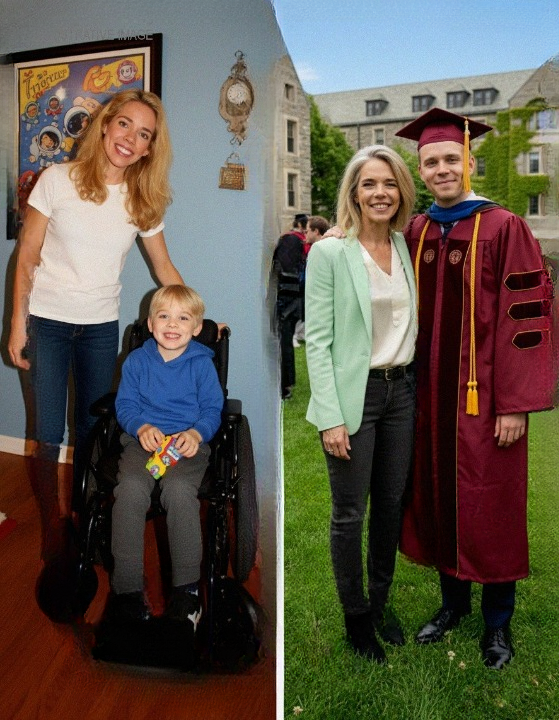 He Left Us in the Hospital the Moment Our Son Was Born After Hearing the Diagnosis — Twenty-Five Years Later He Walked Into Graduation Expecting Pride… and Walked Out With the Truth Exposed in Front of Everyone