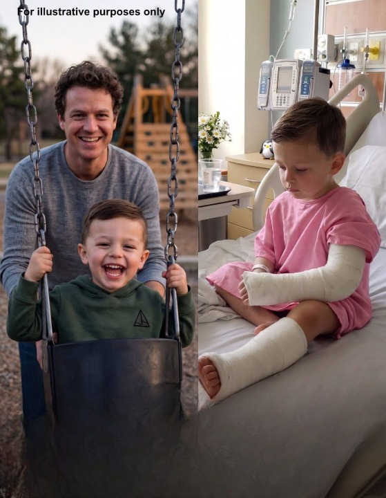 My Husband Claimed Our 5-Year-Old Just Fell Off the Swing — But the Doctor Whispered, “Come Back at Midnight and You’ll See the Truth”