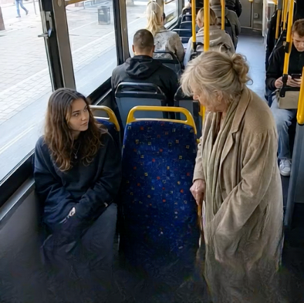 I Gave My Seat to an Elderly Woman on the Bus—What She Whispered Changed Everything I Thought I Knew