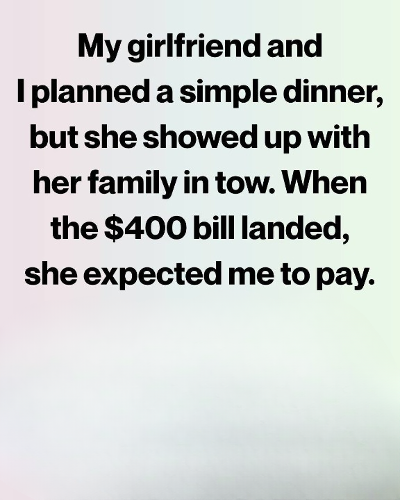 I Went to Meet My New Girlfriend’s Family for the First Time Thinking It Would Be a Normal Dinner — But It Turned Into a $400 Setup That Revealed I Was Never Really a Guest at All