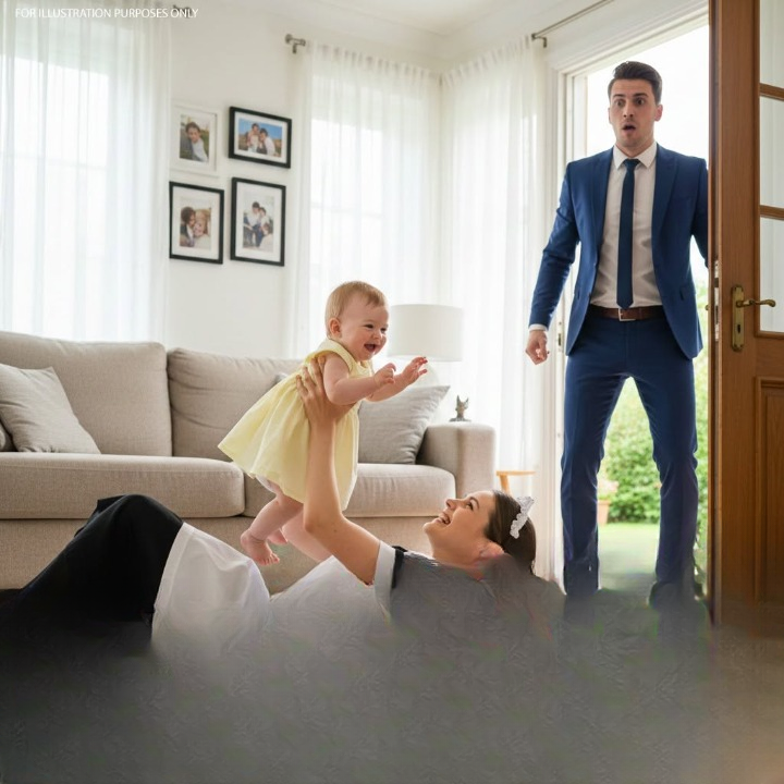 The Billionaire Who Watched His Silent Daughter for 18 Months — Until He Walked In and Saw the Maid on the Floor Teaching Her How to Laugh Again