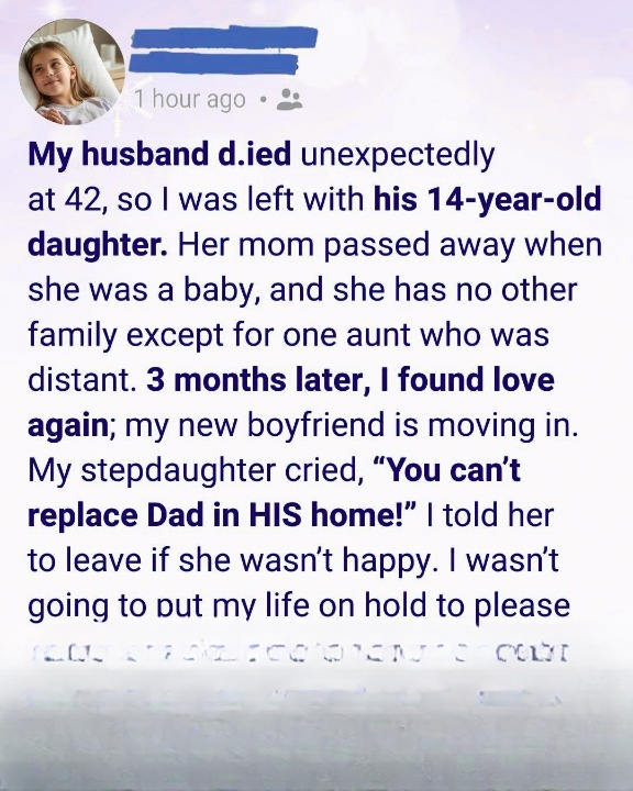 After My Husband’s Death, I Let Someone New Into Our Home — and My Stepdaughter Disappeared Three Days Later