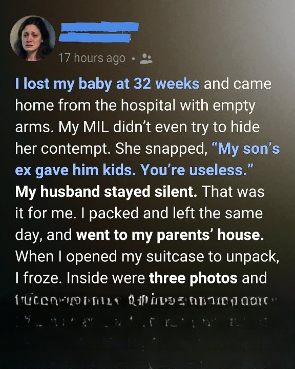 After I Lost My Baby, My Mother-in-Law Kicked Me Out — But Left a Secret I Was Never Meant to See