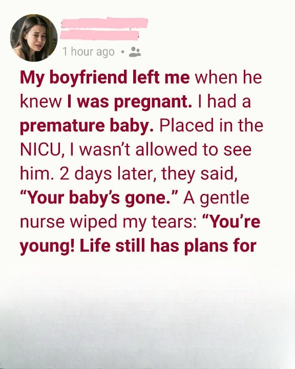 “They Told Me My Baby Didn’t Survive—Three Years Later, a Chance Encounter With a Nurse Turned My Grief Into a New Beginning”