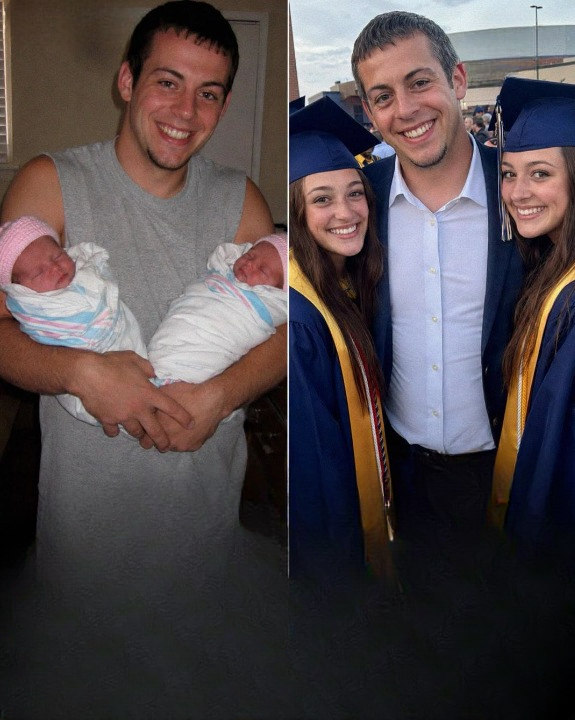 My Wife Left Our Twins Right After Birth – 18 Years Later, She Showed Up at Their Graduation with a “Special Gift”, But What My Daughters Did Next Froze the Room