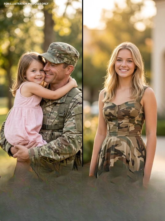 I Secretly Turned My Late Father’s Army Uniform Into My Prom Dress While Living Under My Cruel Stepmother’s Roof — She Mocked Me for It Until a Military Officer Arrived With a Letter That Revealed My Father Had Protected Me All Along and Changed Everything That Night