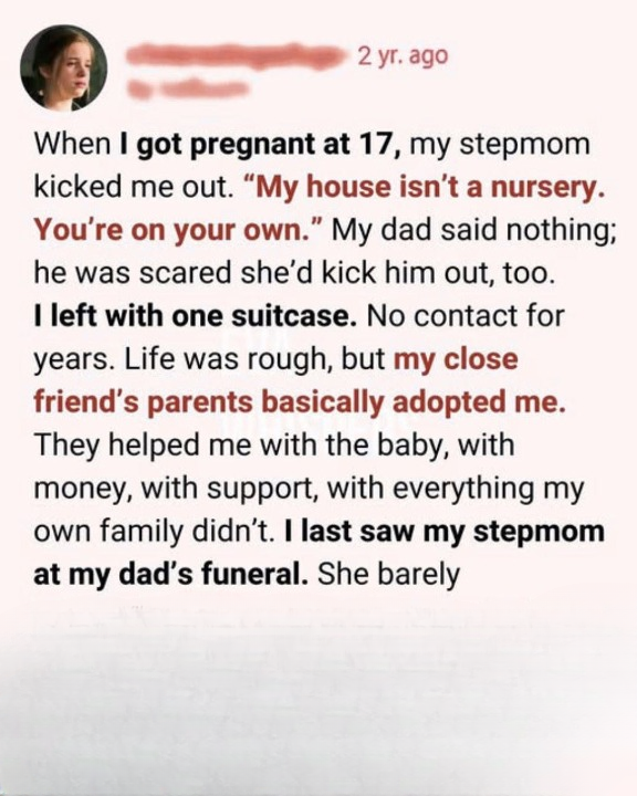 My Stepmom Kicked Me Out at 17 for Being Pregnant — Years Later, One Letter Rewrote My Life