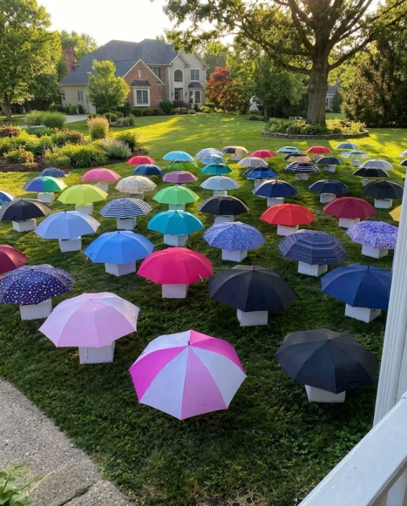 The Umbrella in the Rain: How My Son’s Simple Kindness Bloomed on Our Front Lawn