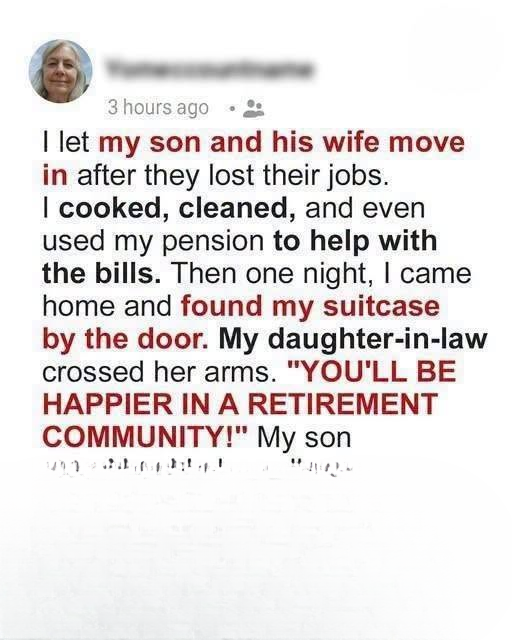 THE ULTIMATE BETRAYAL: My Own Son Tossed My Suitcase on the Porch and Evicted Me From the Home I Built—Then I Dropped a Legal Bombshell That Destroyed Him
