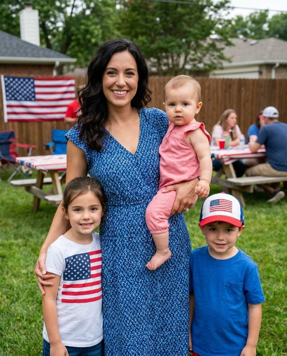 The Backyard Betrayal: How a July 4th Barbecue Exposed a Husband’s Double Life