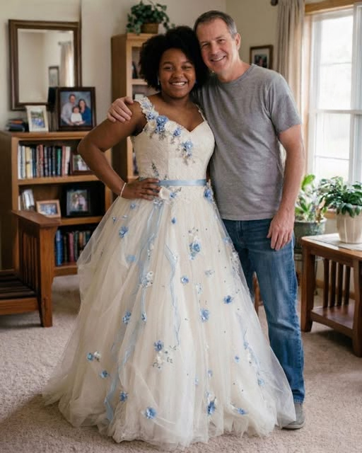 The Dress My Father Made From My Mother’s Wedding Gown Became the Most Powerful Memory of My Prom Night