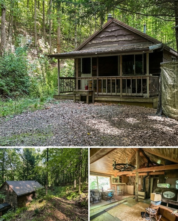 1.3 Acres Lot 3 Beds $37,500: Your Ultimate Off-Grid Woodland Renovation Project in Allegany, New York